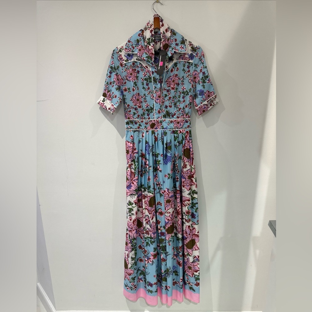 Joy Couture maxi dress printed 4 new with tag